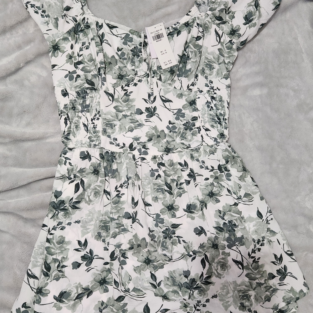 Floral Print Dress w/ Shorts